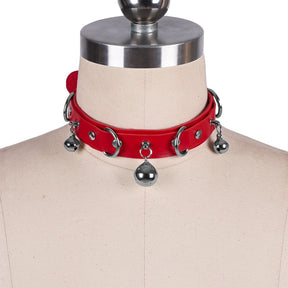 PU Necklace Multi Bell Collar Sexy Choker