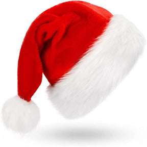 Christmas Santa Hat Short Plush Hat