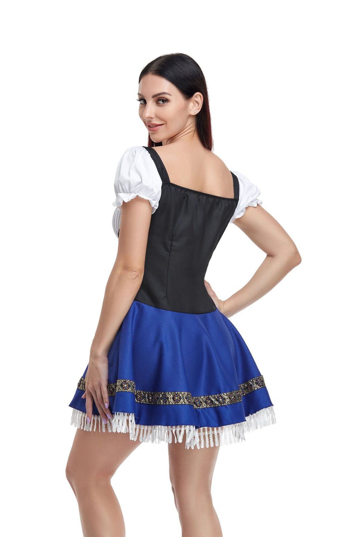Halloween Role Playing Oktoberfest Clothing Maid Dress