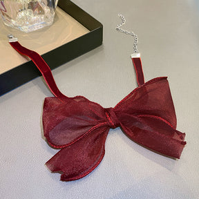Lace Bow Choker