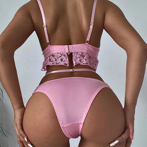 Embroider Lace Sexy Lingerie Set