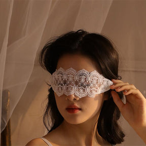Sexy Lace See-Through Embroidered Hollow Eye Mask