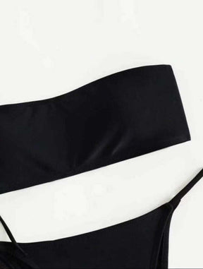 Sexy Bikini 3Pcs Resort Swimwear Cross Straps Resort Swim