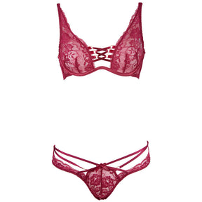 Ultra-Thin See-Through Mesh Sexy Bralette Set