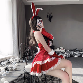 Christmas Bunny Girl Sexy Costume
