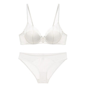 New Sexy Lingerie Thin Lace Deep V Bralette Set