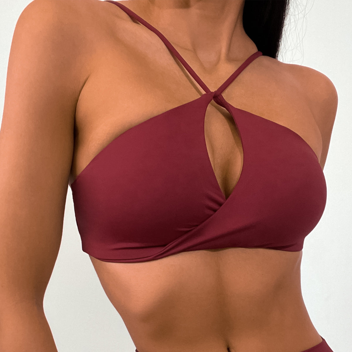Super Elastic Running Fitness Yoga Wear Twist Sports Bra