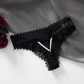 Full Lace Cotton Crotch Sexy Panty Seamless Thong