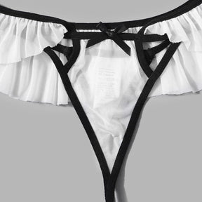 Sexy Lingerie Triangle Culottes Underwear Set