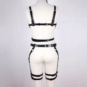 PU Leather SM Bandage Sexy Bandage Set