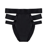 Ice Silk Hollow High Waist Sexy Panty