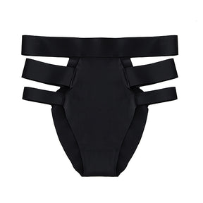 Ice Silk Hollow High Waist Sexy Panty