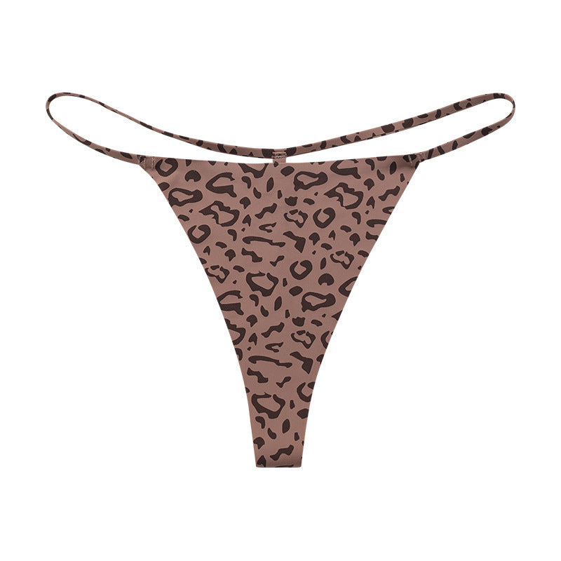 Sexy Leopard Print Low Waist Hot Sexy Thong