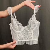 Sexy Lace Embroidery Corset
