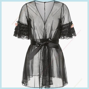 Sexy Lace Semi-Permeable Hip Trim Bodysuit - Sexyzara