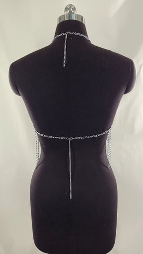 Sexy Acrylic Sequin Shoulder Strap Camisole Club Wear