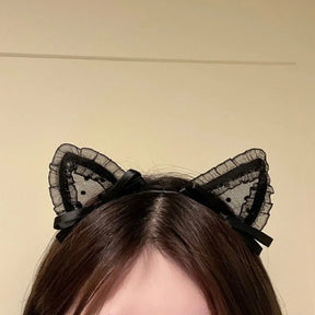Sexy Lovely Lace Cat Ear Headband