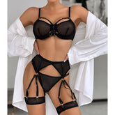 Perspective Mesh Sexy Lingerie Set