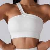 Sports Bra One Shoulder Strap Yoga Underwear Sport Bralette