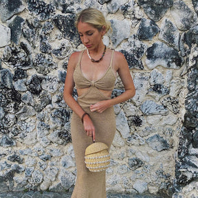 Sexy Dress Backless Slim Strapless Strap Dress Club Wear