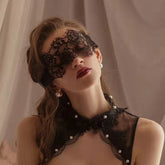 See-Through Lace Embroidered Lace Eye Mask
