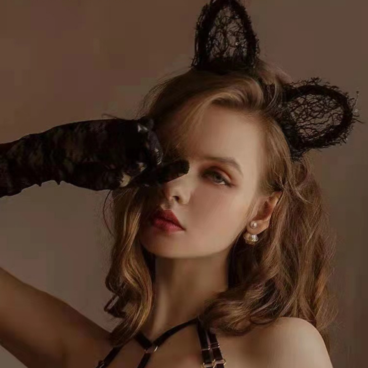 Sexy Lace Cat Ear Headband