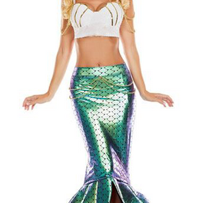 Halloween Cosplay Mermaid Princess Mermaid Skirt Costume